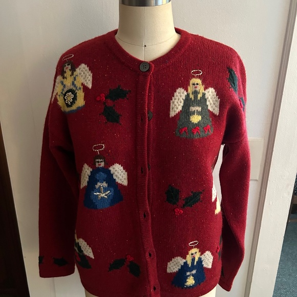 Vintage 90’s Christmas Angel sweater - Picture 1 of 3